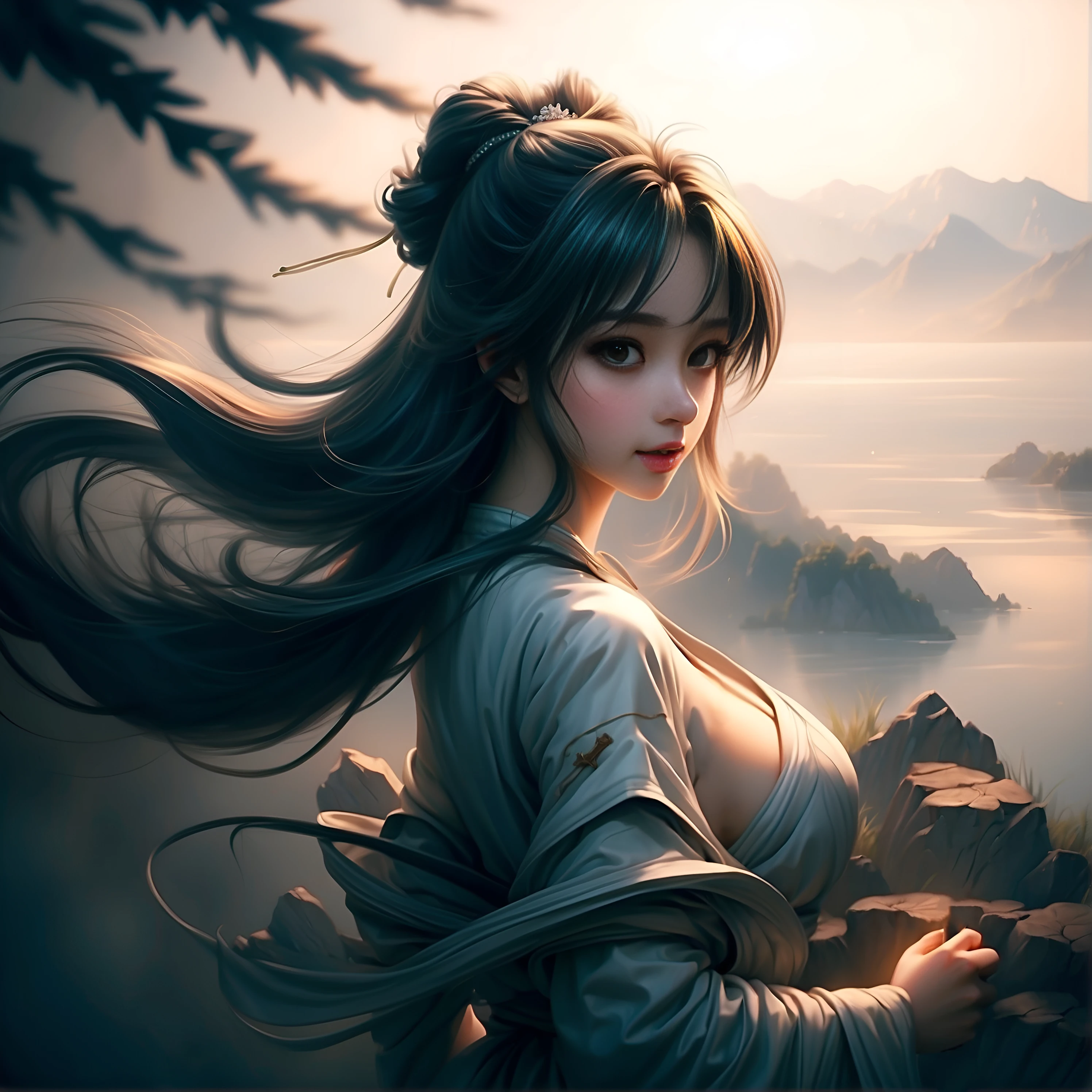 Chinese fairy ink painting v1.0