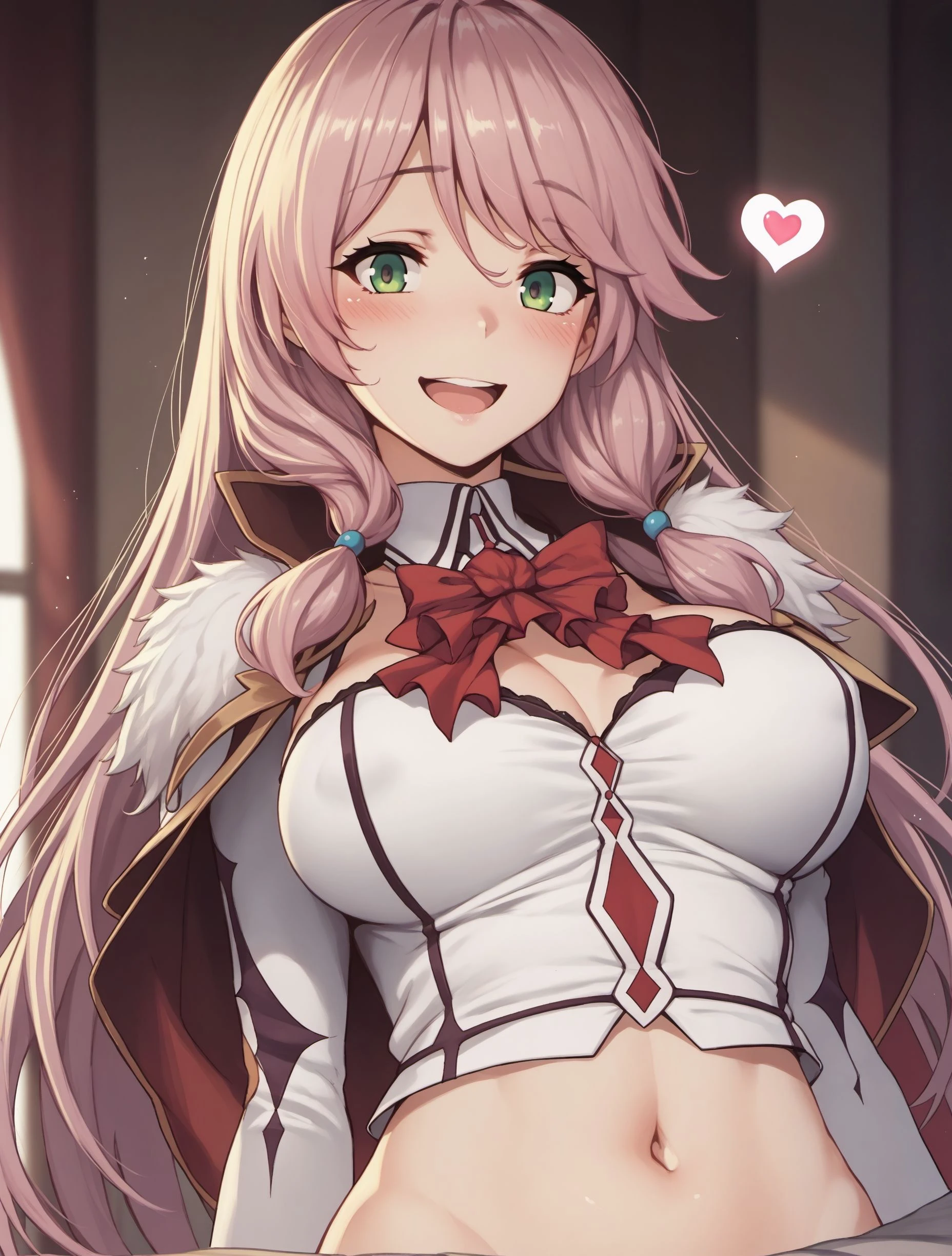 score_9, score_8_up, score_7_up, score_6_up, score_5_up, score_4_up, BREAK
FlareArlgrande, 1girl, solo, female, clothing, text, hair, breasts, clothed, blush, open mouth, looking at viewer, topwear, smile, <3, navel,
<lora:FlareArlgrande_PD6XL:1>