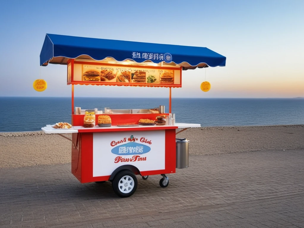 <lora:JJsFood_Stand_XL:.4>, ((Food Stand)), masterpiece , best quality, soft lighting, high quality, outdoors, day, scenery, real world location, sky, wheel,BBQ, 1girl, solo, ((Saaya)) ,<lora:YourSaaya_Irie_SDXL:.4>