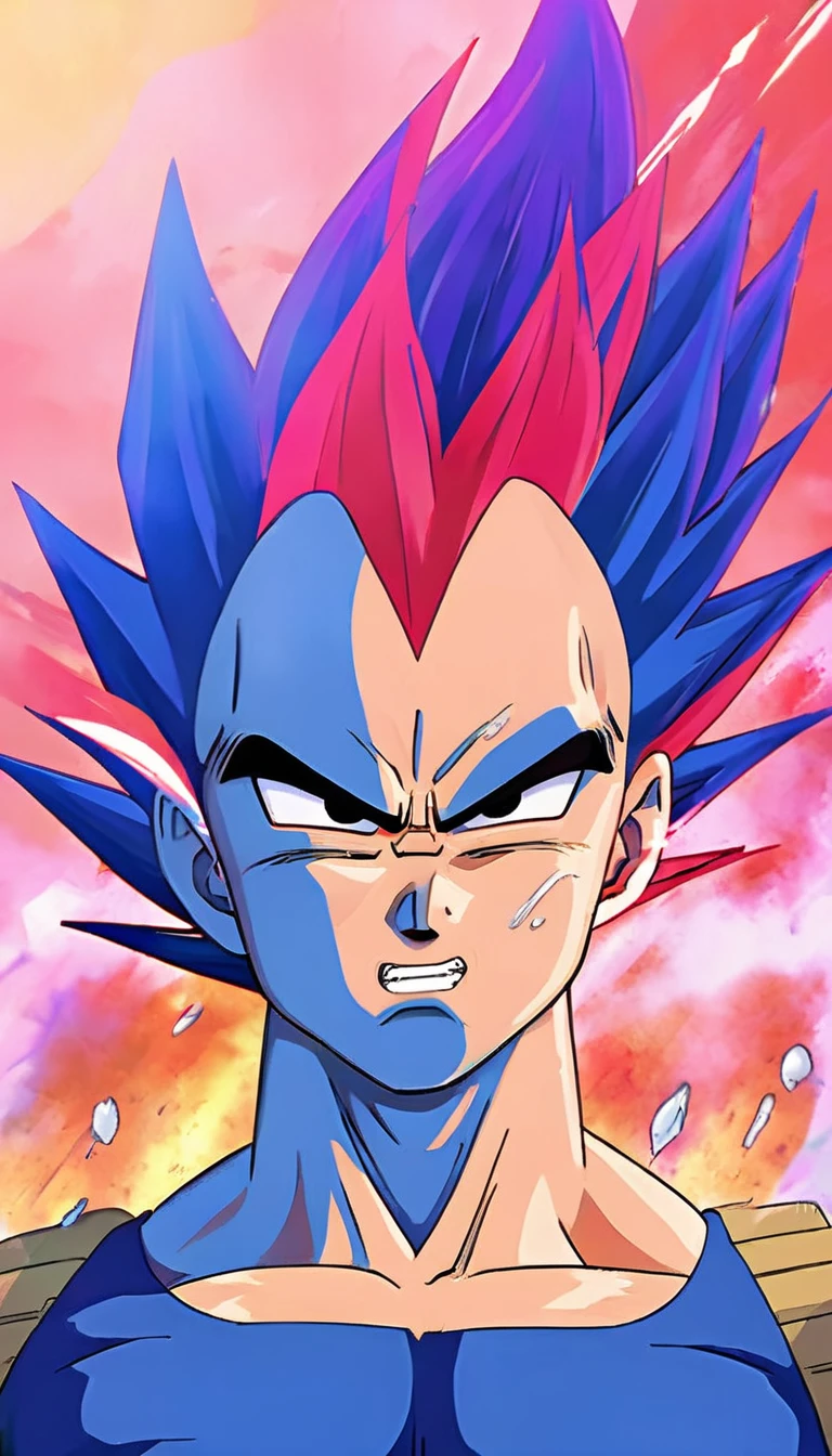 anime artwork <lora:VegetaXL:.7>vegeta in grief and anguish <lora:tears:.7>tears <lora:last:.7>anger . anime style, key visual, vibrant, studio anime, highly detailed