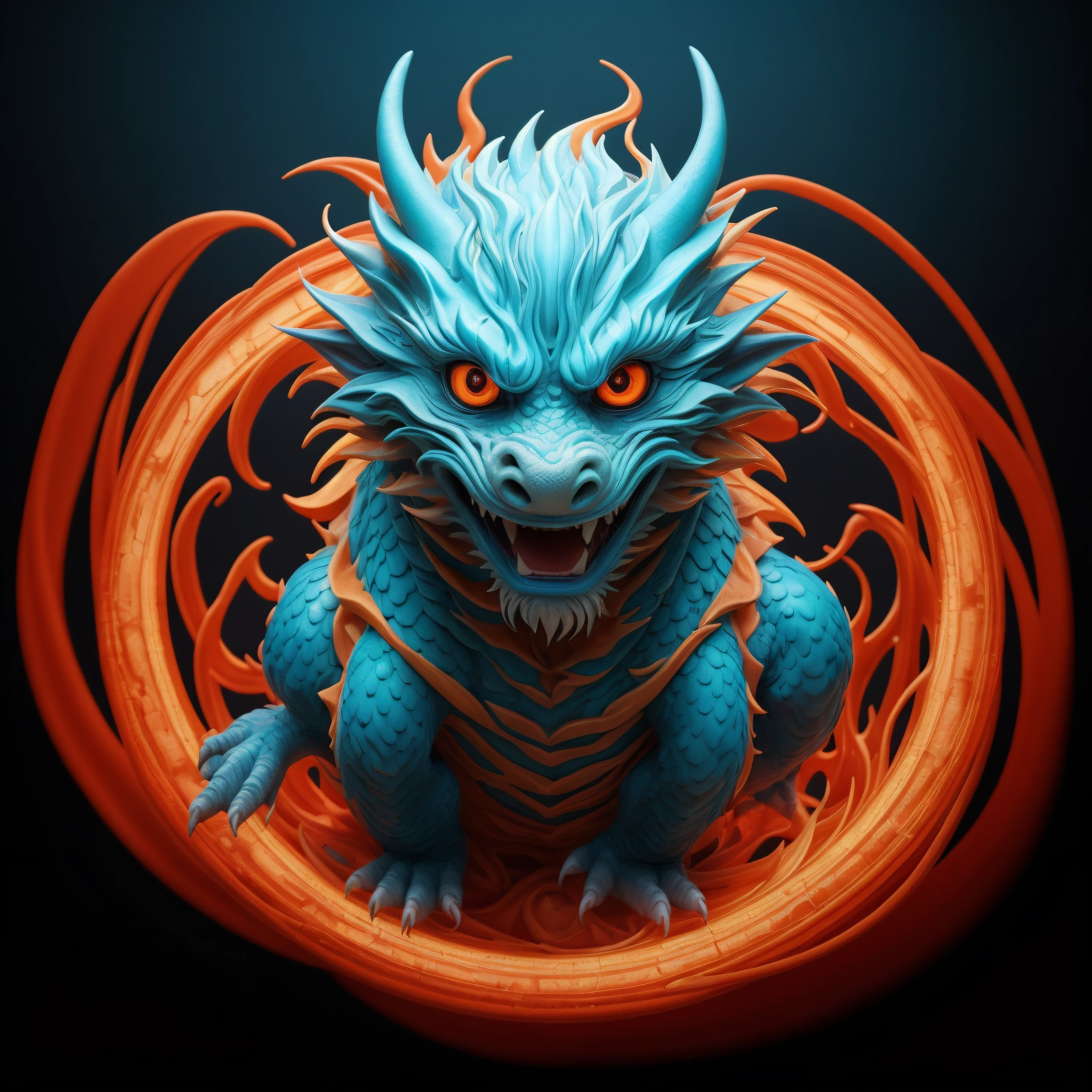 <lora:DragonChineseLunar2024:0.5> dragon,solo,no humans,glowing,glowing eyes,masterpiece,best quality,baiyujinlong,