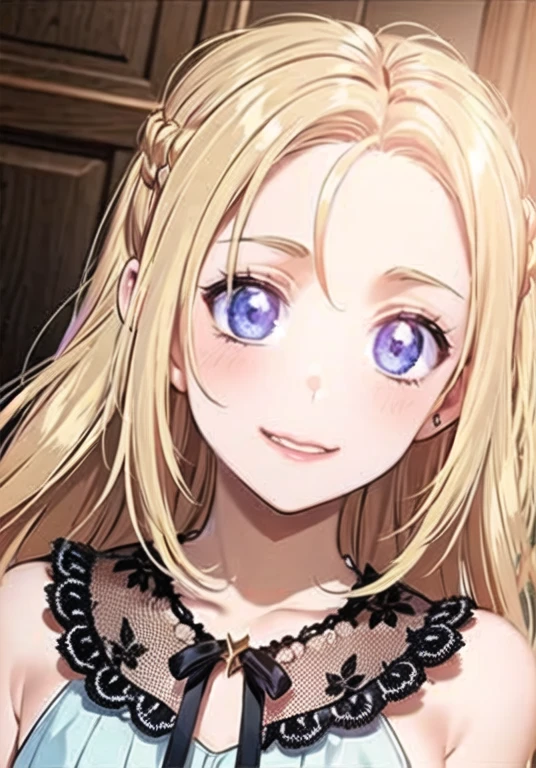 1girl, solo,(best quality),(masterpiece:1.1), upper body, looking_at_viewer, dynamic angle, cute, clear facial skin,
