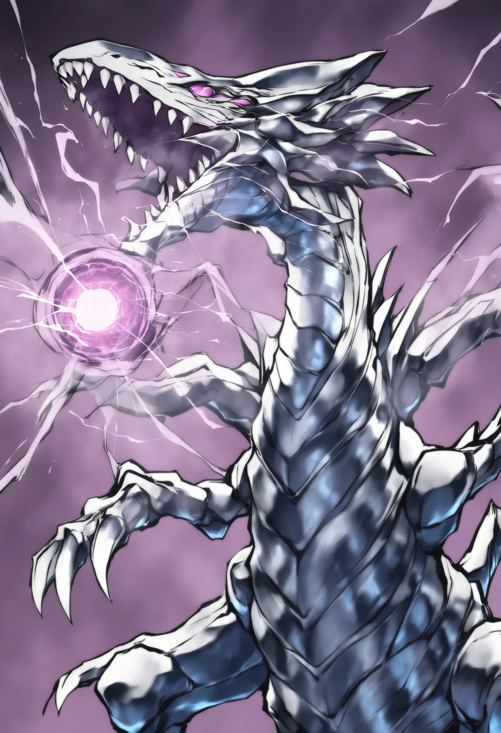 no humans, <lora:blueeyeswhitedragonXLv1:0.9>,bewd,pokemon (creature), dragon, solo,duel monster,energy,
masterpiece, best quality,