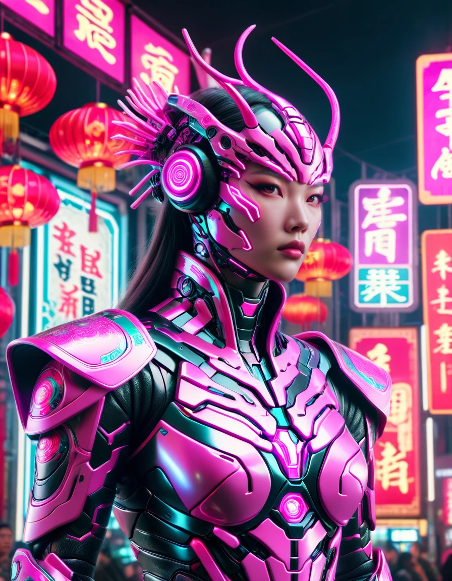 cyberpunk, scifi, 1980s, retro fabric, neon colored ral-springfestival Neon Mauve outline, cyborg, RAW photo, subject, 8k uhd, dslr, soft lighting, high quality, film grain, Fujifilm XT3, made of ral-lnrnwyr <lora:ral-lnrnwyr-sdxl:1>