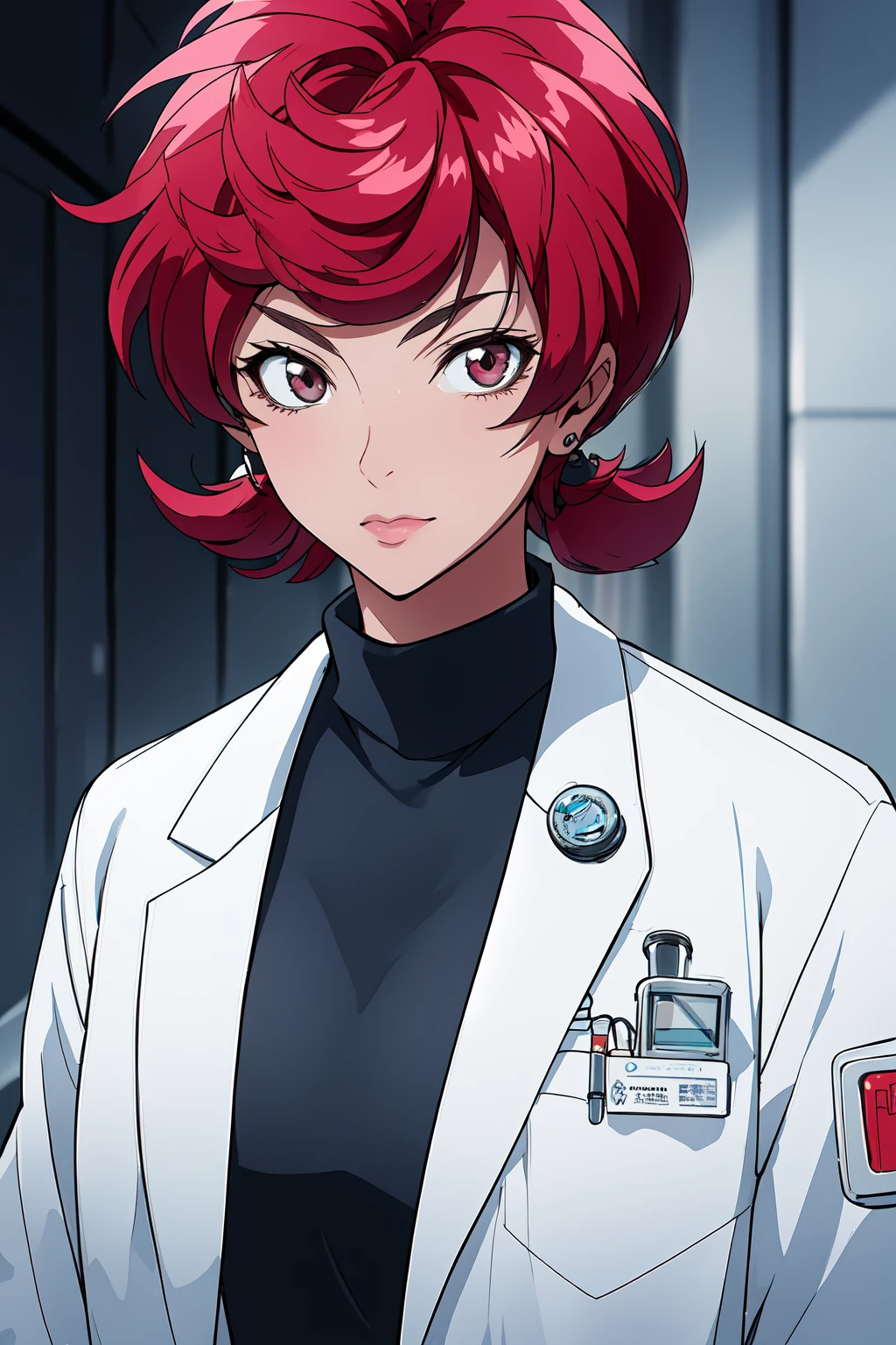 (RAW photo, best quality), 1girl, natural lighting,
<lora:srw_marion_radom_v1_2-000005:1>, srw_marion_radom, labcoat, turtleneck,