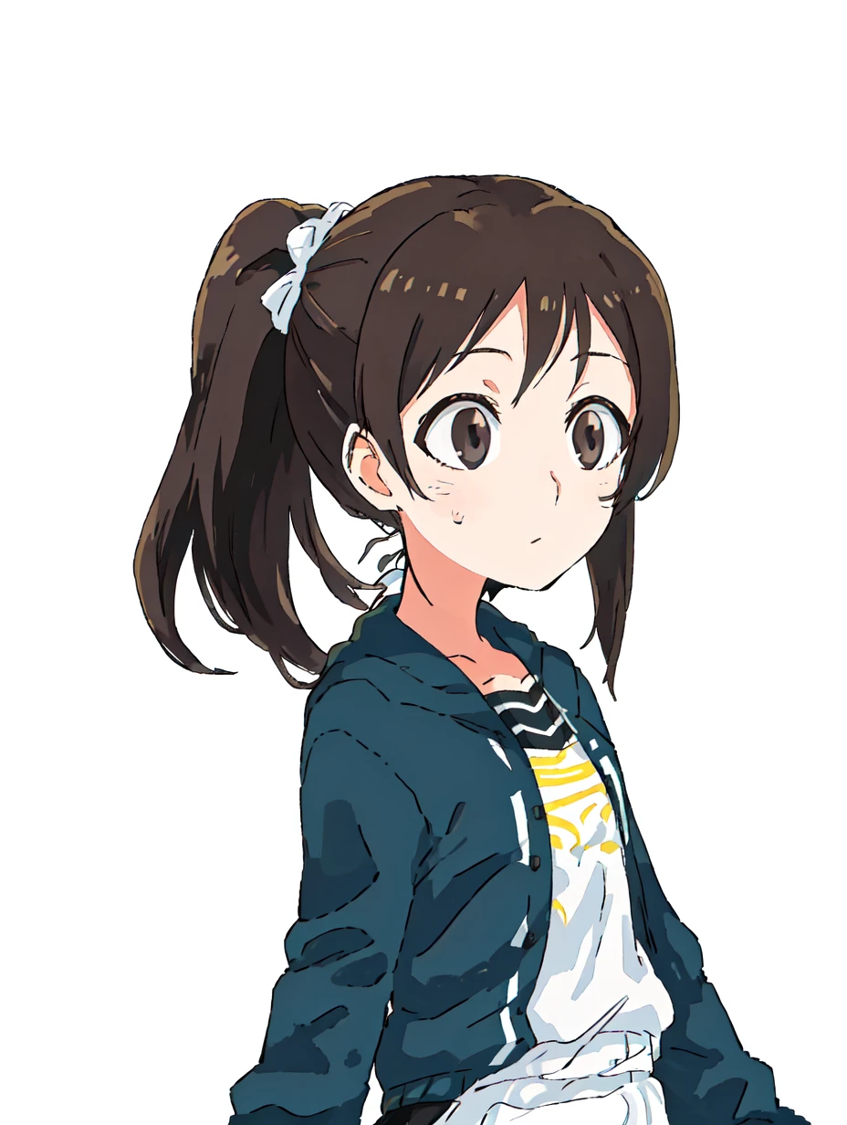 masterpiece, best quality,
<lora:add_detail:-0.7>
<lora:kindred_spirits.v3-000007:0.9>
kd_vnstyle
(small eyes),
vivid colors,
1girl, (solo)
(16 years old, 16y.o, teen, teenager)
brunette hair,
brown eyes
ponytail
long white wedding dress
(simple white background)
" "