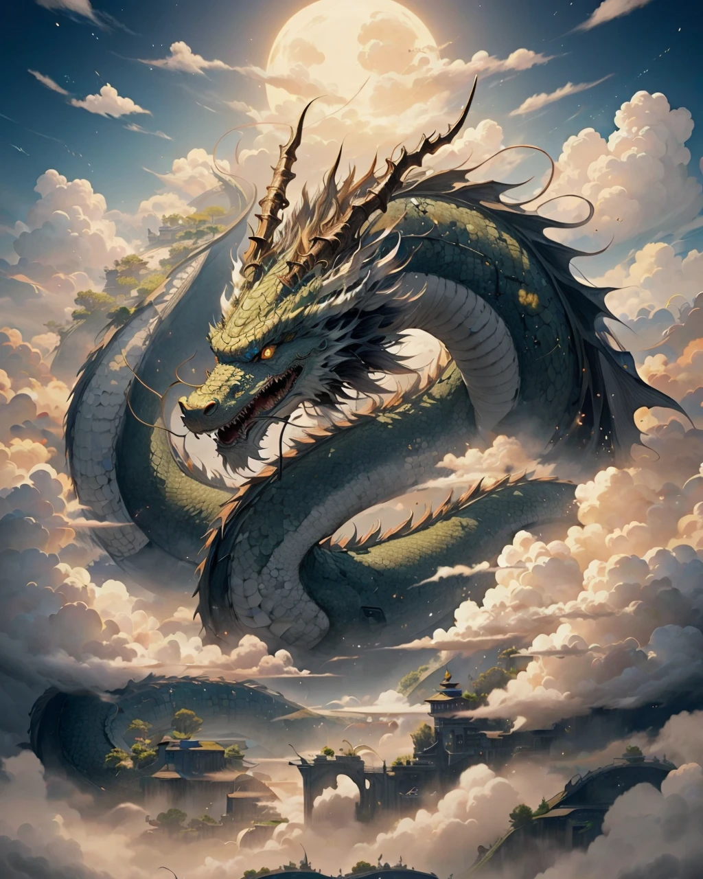 best quality,masterpiece,highly detailed,ultra-detailed,
<lora:neg4all_bdsqlsz_V3.5:-1>,
<lora:loong:1> loong, eastern dragon, dragon, no humans, horns, scales, claws, cloud, sky, looking at viewer