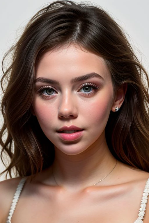 Merger_natayla_rosathy,
(headshot:1.1) portrait on a bright white background, (headshot:1.2), face focus, intricate (beautiful eyes:1.2), (wide open eyes:1.1), Big eyes, clean photo, side lighting, low contrast, low saturation,
bokeh, f1.4, 40mm, photorealistic, raw, 8k, textured skin, skin pores, intricate details <lora:epi_noiseoffset2:1>, epiCRealism <lora:detail_slider_v4:0.8>