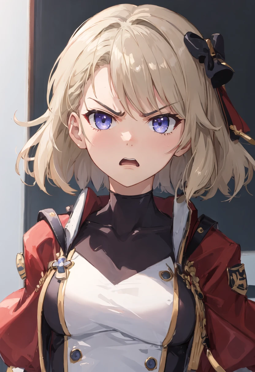 best quality, masterpiece, highres, solo, {z23_azurlane:0.90}, angry, annoyed, portrait, looking at viewer