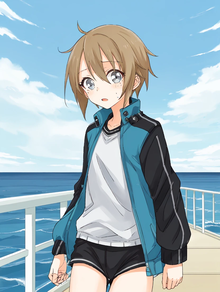 masterpiece, best quality,
<lora:add_detail:-0.25>
<lora:kindred_spirits.nokeyword-000007:0.9>
vivid colors,
(simple eyes, small eyes)
1girl, (solo)
(65 years old, 65y.o, (old, wrinkles:1.1))
"",
" ",
spiky hair,
(skimpy clothes:1.2)
aicraft carrier deck, aicraft, figher planes, ocean, blue sky,,
" "