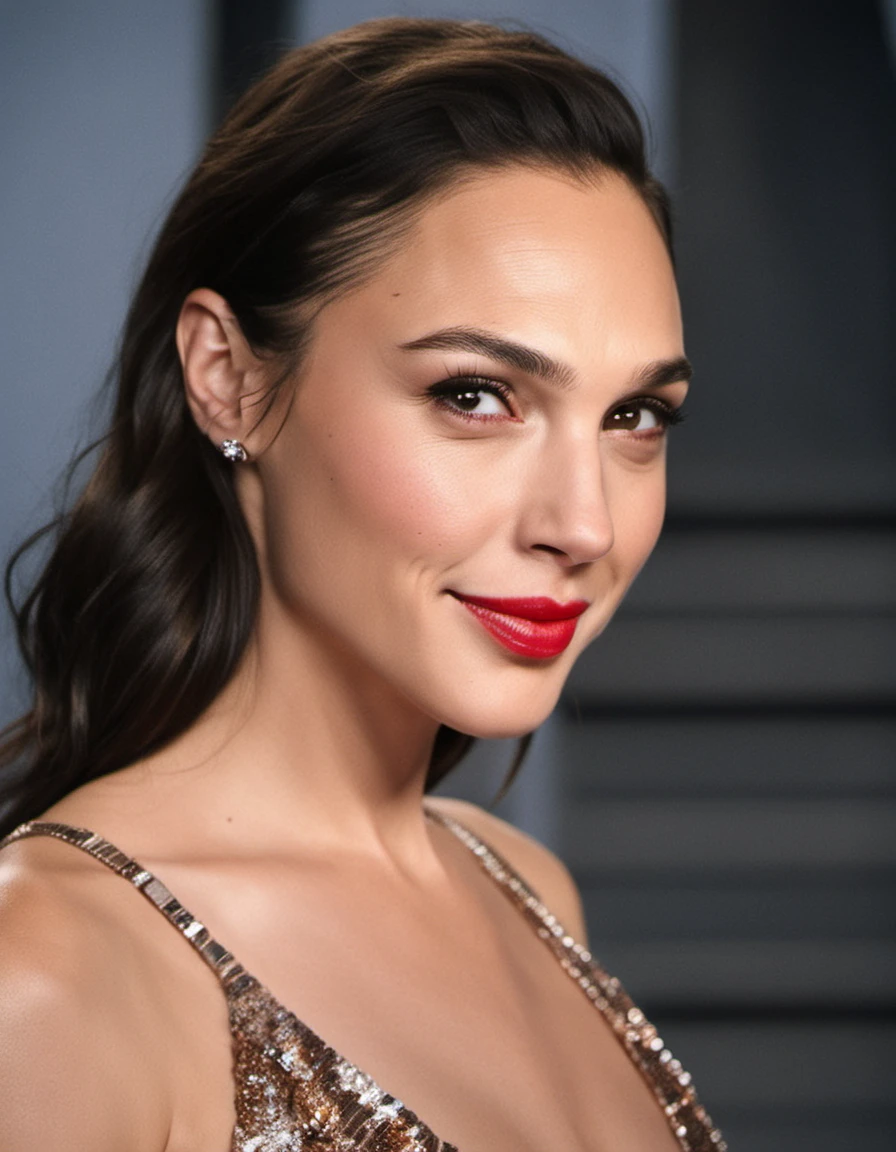 analog photo, gal gadot, close-up, sharp, natural lighting