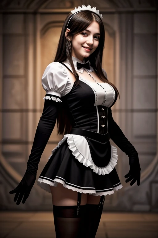 highest quality、8K、16k、masterpiece、realistic、Super detailed、Beautiful in every detail、ray tracing)、break, 20 year old female、beautiful asian girl、silver hair、break、
((Japanese maid:1.5)),(with ruffles_maid_dress:1.5),(Street Belts),(black pantyhose),(thighs:1.2)、break、At Concafe、nsfw