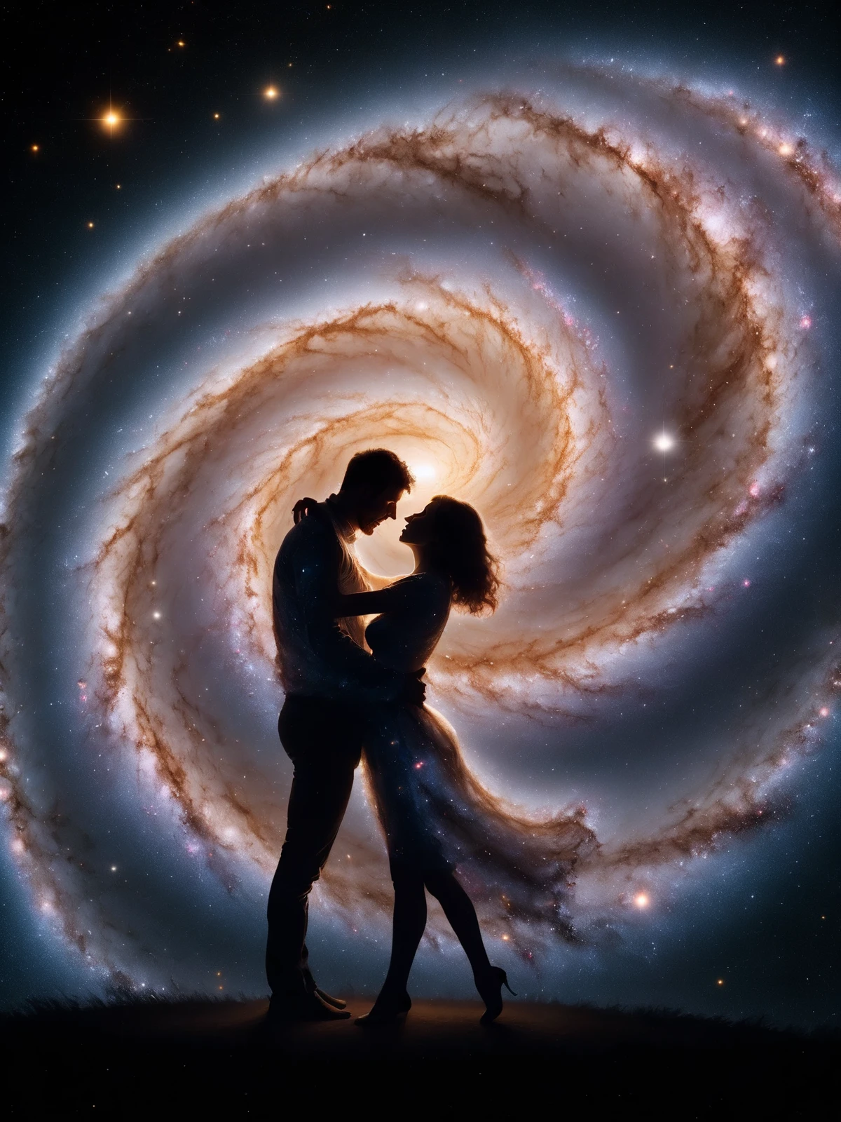 man and woman hugging <lora:Spiral_Galaxies_SDXL:0.6> mad-spiral-galaxy