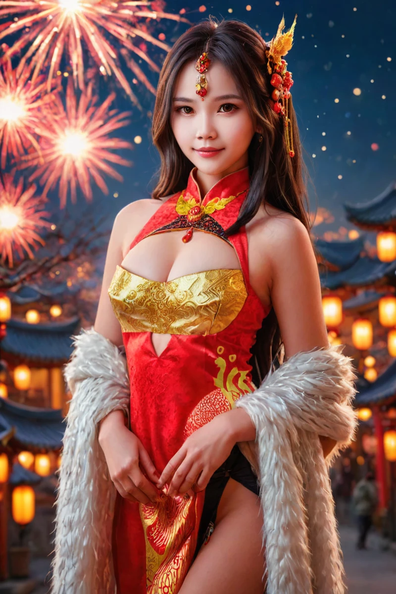 Lunar New Year 2024 Taihou China Dress 大凤新春旗袍 - Azur Lane - v1.0 pony