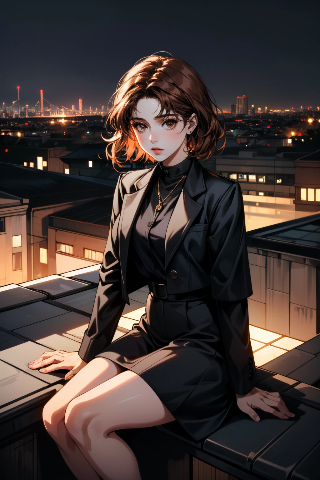 ((ultra detailed, masterpiece, absurdres))
<lora:DPDIMKate:0.9>
DPDIMKate, 1girl, brown hair, brown eyes, overlooking the city from a rooftop bar at night, chic outfit, sitting
