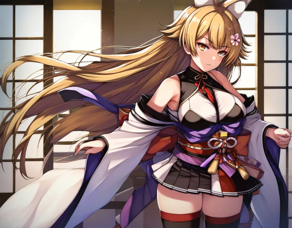 <lora:Sendai_XL_pony_v1:1>1girl, sendai \(azur lane\),retrofit \(azur lane\), standing,white shirt, white sleeves, wide sleeves, black legwear,, score_9, score_8_up, score_7_up, BREAK source_anime, rating_explicit, best quality, masterpiece, uncensored, <lora:sdxl2-flat2-512b:-0.6> michiking, misakura nankotsu, tomose shunsaku, atdan, onigirikun,shiokonbu