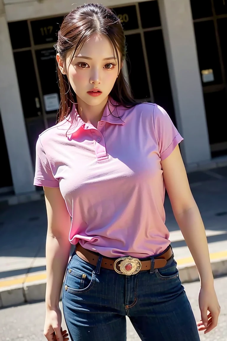Japan High School Girl Uniform Polo Shirt Skirt D Cup