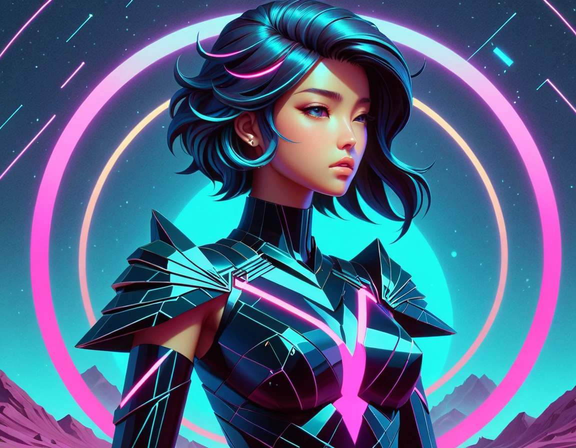 ObsidianViolet, Vaporwave, stylized by ross tran, wlop, yuri shwedoff, tom bagshaw, craig mullins, artistic Raw digital photo, 16-Bit ("The Spirit of Progress":1.2) , Foggy conditions, Starlight, Slow Shutter Speed, Fujicolor Fujichrome Velvia 100, Depth of field 100mm, two colors, photolab