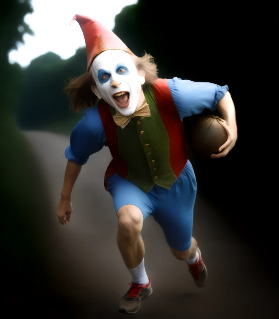 coconutshell, best quality, high quality, highres, masterpiece, highest quality, ultra-high definition, illustration,realistic,photorealistic,outdoors, (Running coconutshells), jester,
<lora:coconutshell SDXL-000002:1>
<lora:SDXL RPGJesterXL 触å jester:0.5>