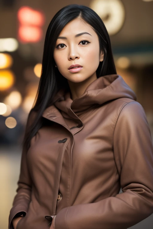 1girl,(RAW photo, best quality), (realistic, photo-realistic:1.4), masterpiece, an extremely delicate and beautiful, extremely detailed, 2k wallpaper, Amazing, finely detail, extremely detailed CG unity 8k wallpaper, ultra-detailed, highres, soft light, beautiful detailed girl, extremely detailed eyes and face, beautiful detailed nose, beautiful detailed eyes,cinematic lighting,perfect anatomy,slender body ,(bokeh:1.3)
in front of izakaya,narrow street like nakano,lights reflected on wet floor,after rain,night time,shop sign lights,winter night
wearing cashmere brown coat
<lora:utadahikaru_lora:0.8>,