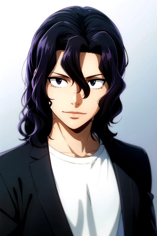 photorealistic, (4k), depth of field, (Masterpiece), (realistic skin texture), extremely detailed, intricate, hyper detailed, high resolution, professional photography, , depth of field, sharp detail, best quality, , 1boy, solo, male focus, <lora:junta_teshima:0.88>, junta_teshima, black hair, black eyes, hair between eyes, sanpaku, wavy hair, , , science fiction time travel,