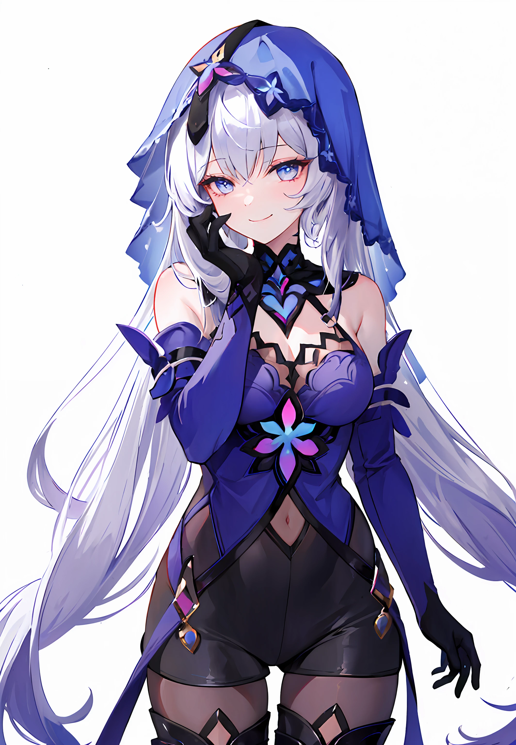 (Ashenhardt style:1.4), Masterpiece, Best quality, High quality, one anime girl, moth girl, crazy smile, pointy theeth, big black butterfly wings, Psychedelic, hight resolution, hightly detailed, ray tracing, butterfly antenna, white hair