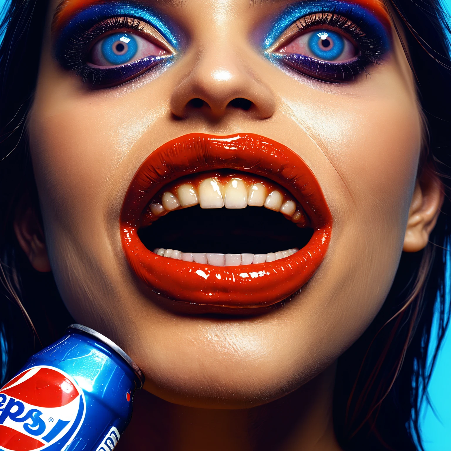 A pepsi magazine ad, highly detailed, sharp focus, colorful, dramatic composition, very coherent, cinematic, extremely quality, winning full scientific professional, stunning intricate detail, ambient light, romantic, magical, majestic, epic, best, trustworthy, fine, pure, beautiful, surreal, inspired, gigantic, perfect, radiant, bright, amazing, futuristic, colossal, elite