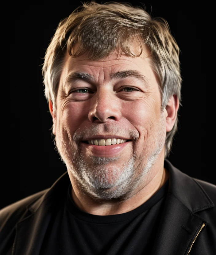 <s4t36h6>, ((Black background)), upper body, Spectacular light, 8k, soft lighting, high quality, man, smile, 100mm f3.5