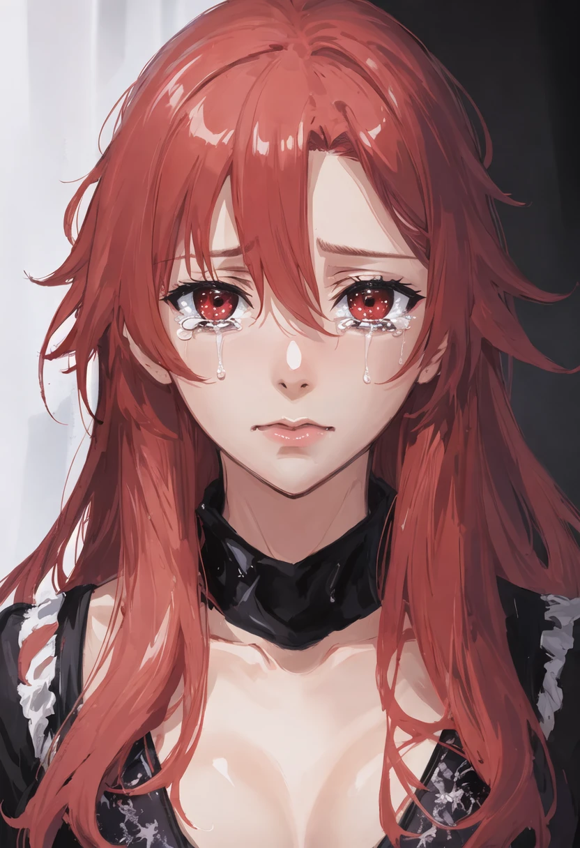 best quality, masterpiece, highres, solo, {lisara_restall_fanart_soicantplayh:0.90}, crying, sobbing, tears, portrait, looking at viewer
