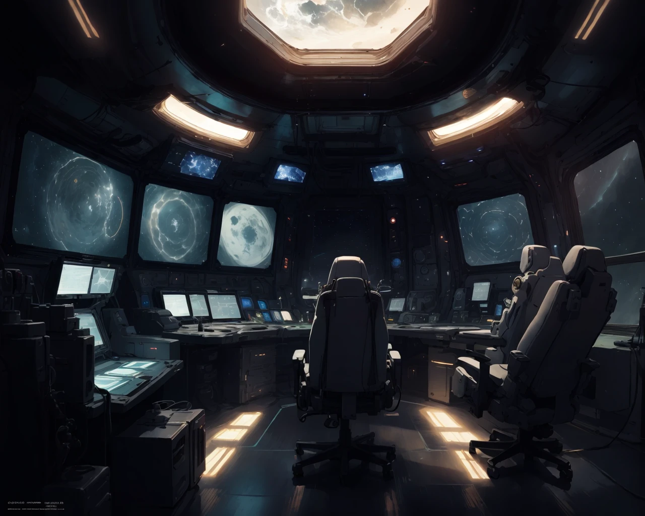 Space control room, control hall, lots of screens, screens with blue light, lots of crew, everyone applauds, realism, high detail, cinematic lighting, cool lighting, close-up, realism, UHD, high detail, super detail --auto --s2