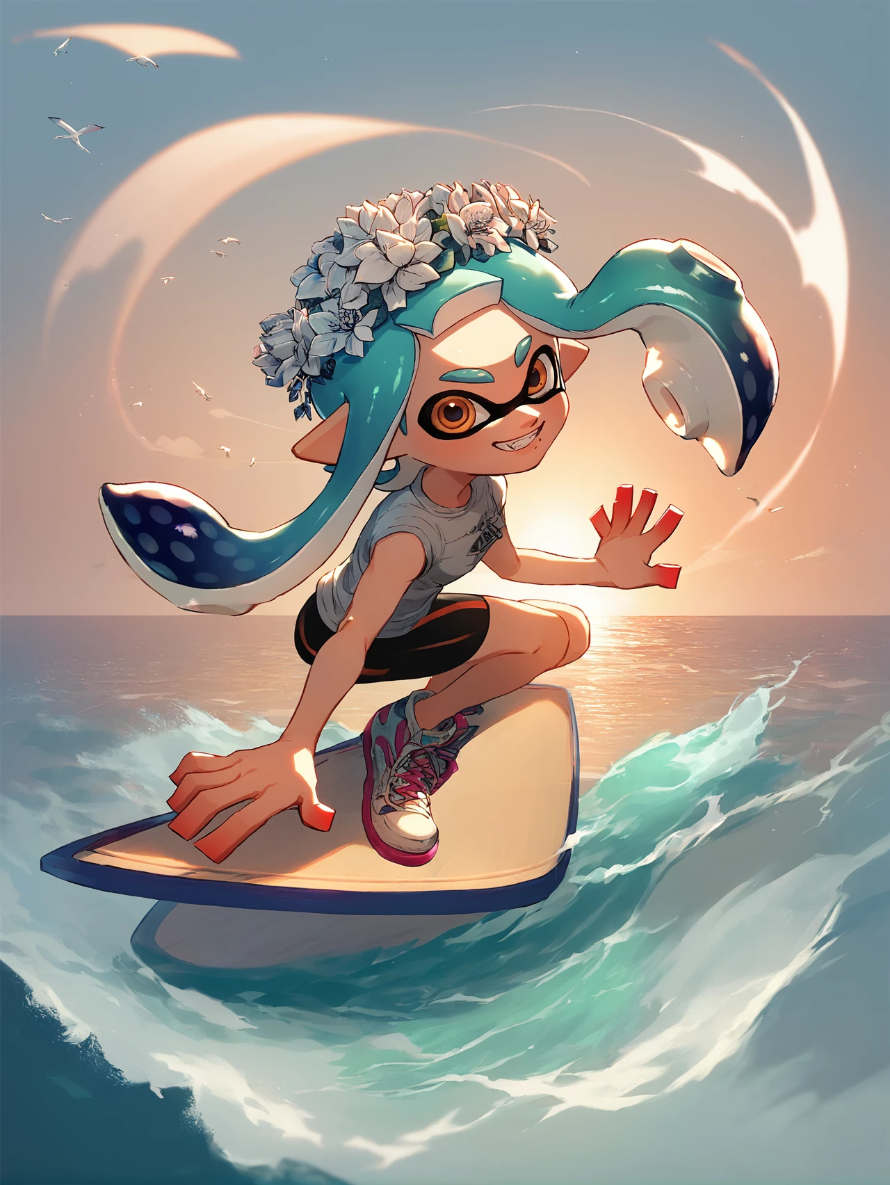 Splatoon Inkling / インクリング/ 鱿鱼族 - SDXL