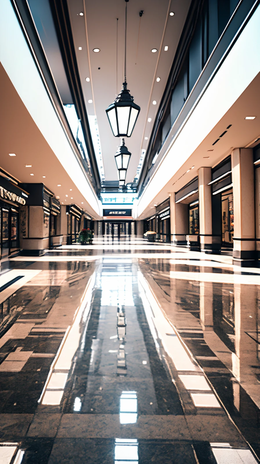 masterpiece, hight detailed, high quality, empty mall scene, <lora:ToonMall:1>