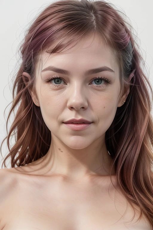 Merger_flajia_bloom,
(headshot:1.1) portrait on a bright white background, (headshot:1.2), face focus, intricate (beautiful eyes:1.2), (wide open eyes:1.1), Big eyes, clean photo, side lighting, low contrast, low saturation,
bokeh, f1.4, 40mm, photorealistic, raw, 8k, textured skin, skin pores, intricate details <lora:epi_noiseoffset2:1>, epiCRealism <lora:detail_slider_v4:0.8>