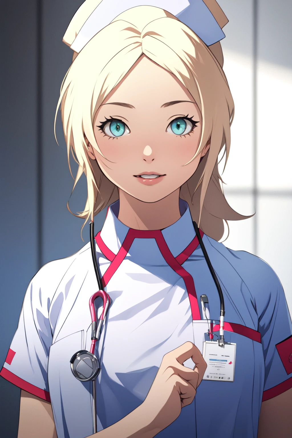 (RAW photo, best quality), 1girl, natural lighting, solo,
<lora:angela_thompson_v1_2-000003:1>, angela_thompson, nurse, nurse cap,