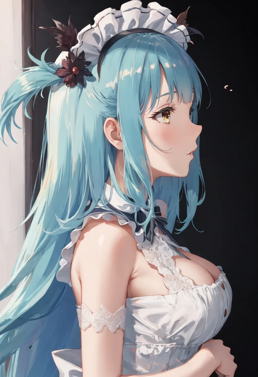 {safe:1.10}, best quality, masterpiece, highres, solo, {neptune_azurlane:0.90}, profile, from_side, upper_body