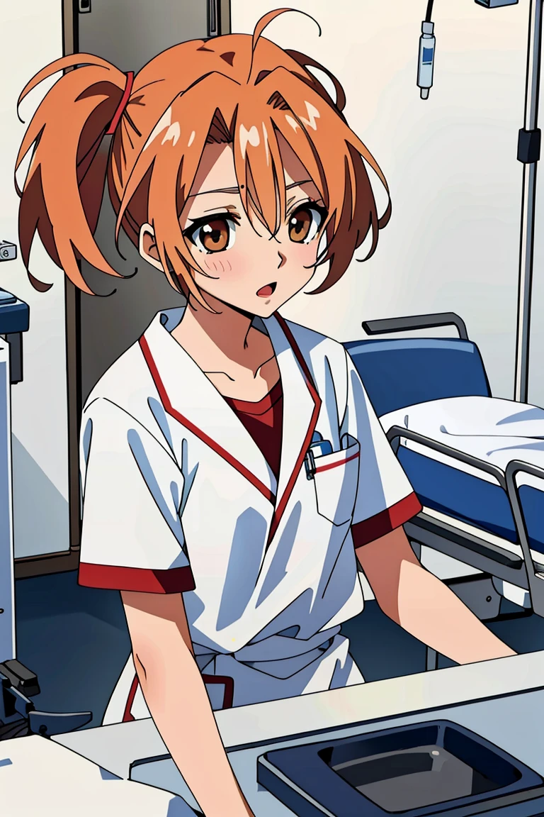 ((masterpiece, best quality,lower_body)), operating table,medical monitors,hospital bed,   <lora:Chika_Naruse_v1.2-000006:0.8> (chika naruse),