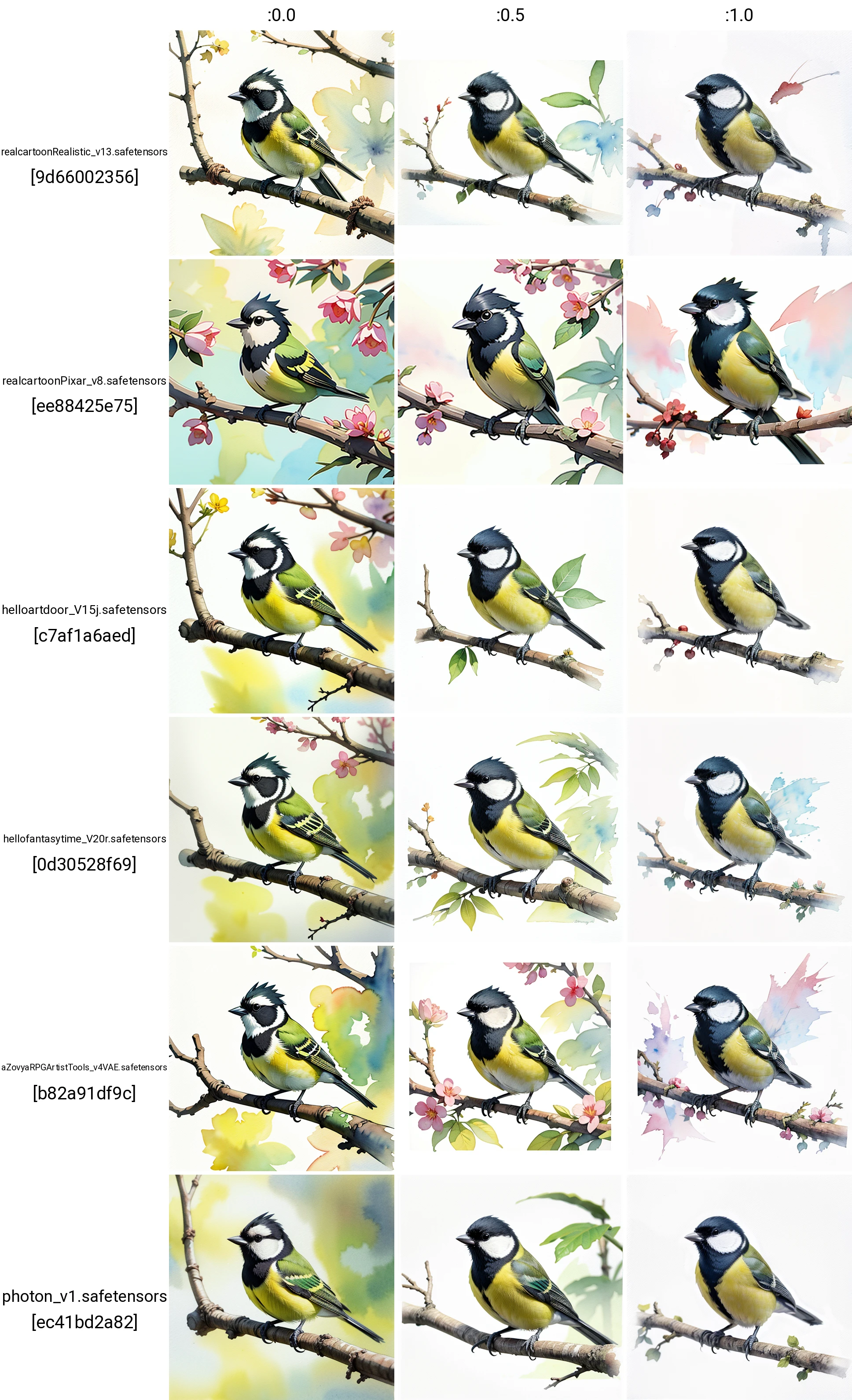 (masterpiece, best quality, official art, watercolor sketch), a great tit, <lora:iNaturalistBirds_v03:0.0>