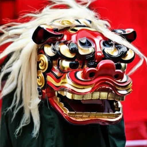<lora:liondance_v1:0.7>, liondance