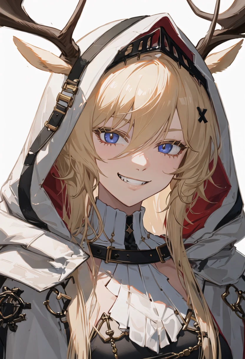 best quality, masterpiece, highres, solo, {viviana_arknights:0.90}, evil_grin, evil_smile, grin, portrait, looking at viewer