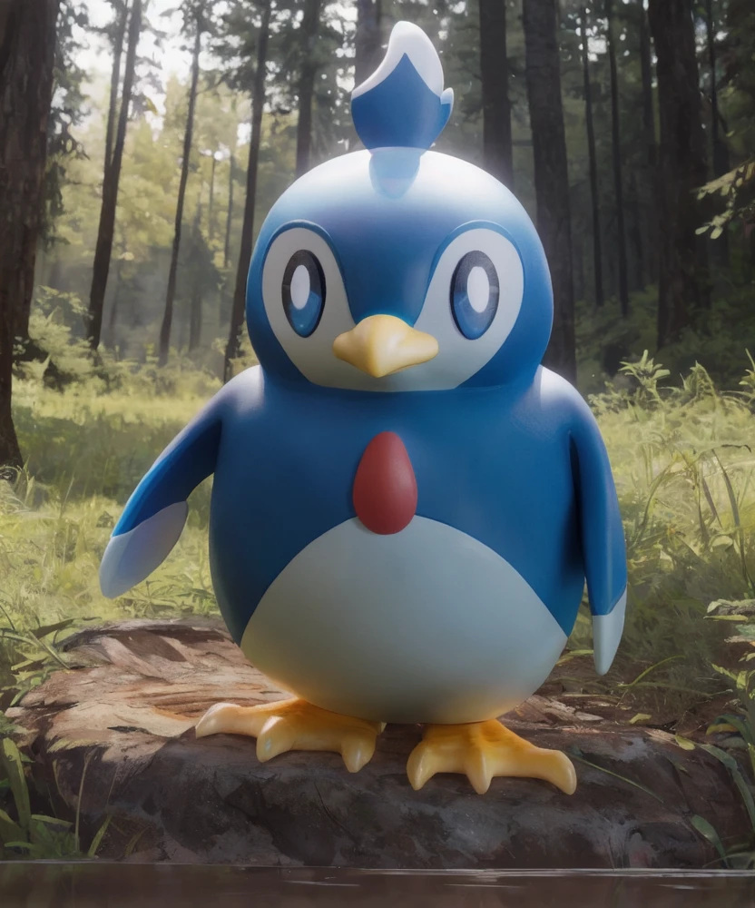 <lora:Pengullet_Palworld_v1.0_:1> (palpengullet:1.2), solo, forest, blue eyes, beak, 3d \(artwork\),