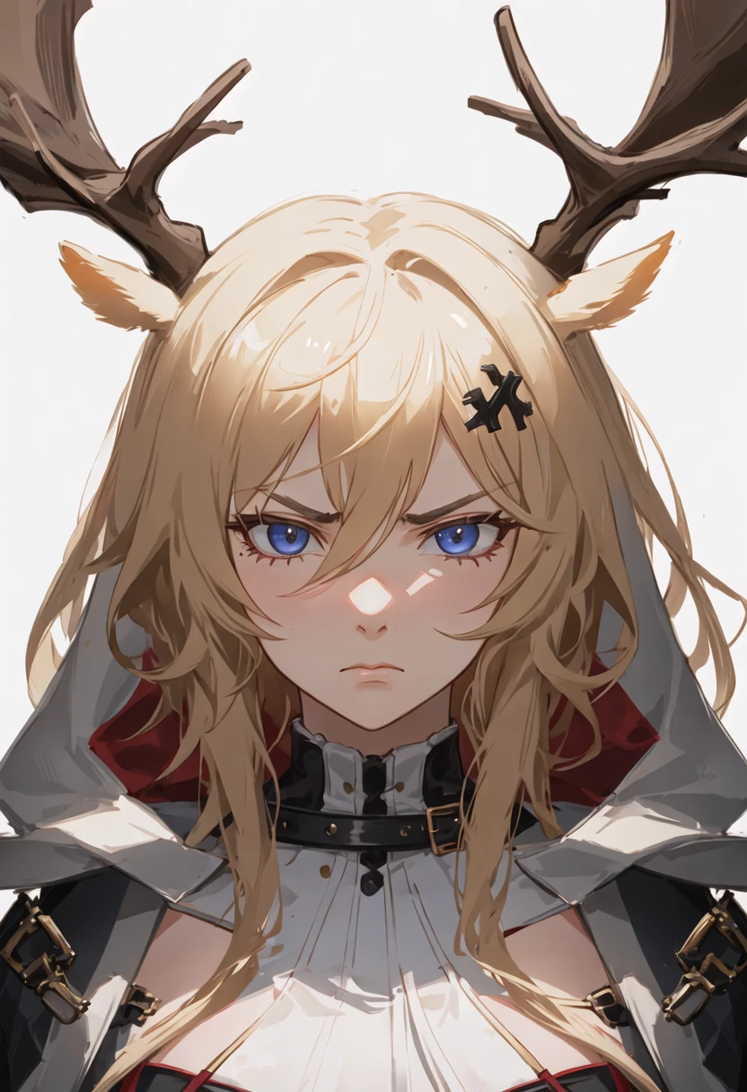 best quality, masterpiece, highres, solo, {viviana_arknights:0.90}, angry, annoyed, portrait, looking at viewer