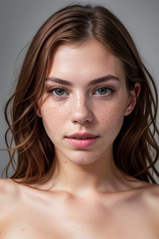 (Merger_ash_rawow:0.9),
(headshot:1.2) portrait on a (plain grey background:1.2), (headshot:1.2), (face focus:1.1), windswept chaotic hair, soft lighting, low contrast, low saturation,
bokeh, f1.4, 40mm, photorealistic, raw, 8k, textured skin, skin pores, intricate details <lora:epi_noiseoffset2:1>, epiCRealism <lora:detail_slider_v4:0.8>