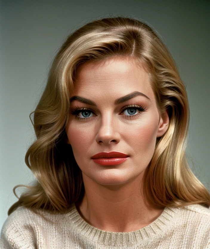 <3n1t3k> close portrait photo, Sweater, smile