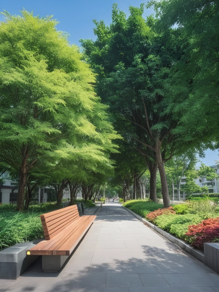 <lora:JJsStreetScape_XL:1> , ((StreetScape)),masterpiece , best quality, Landscape, scenery, outdoors, (sidewalk), (pavement)ãbuilding, tree, sky, real world location, grass, bush, flower, city, lawn, bench,day, RAW photo, subject, 8k uhd, dslr, soft lighting, high quality, road,traffic light, concrete,car,