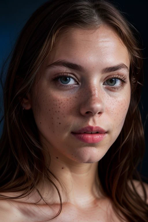 (Merger_ash_rawow:0.9),
(headshot:1.2) portrait on a (plain dark background:1.2), (headshot:1.2), (face focus:1.1), intricate (beautiful eyes:1.2), (wide open eyes:1.1), Big eyes, clean photo, lighting from behind, (Red lighting from the left:1.3), (Blue lighting from the right:1.3),
bokeh, f1.4, 40mm, photorealistic, raw, 8k, textured skin, skin pores, intricate details <lora:epi_noiseoffset2:1>, epiCRealism <lora:detail_slider_v4:0.8>