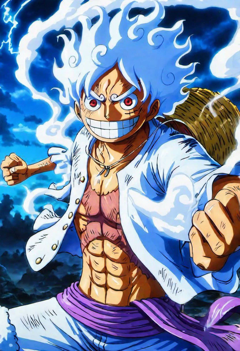 2D a 1Luffy in  Wano, (best quality, masterpiece, detailed, highly detailed face) ,(high definition face:1.0),(detailed eyes:1.0) 8k,(Smilex2), (solo), amazing perspective, profesional composition ,