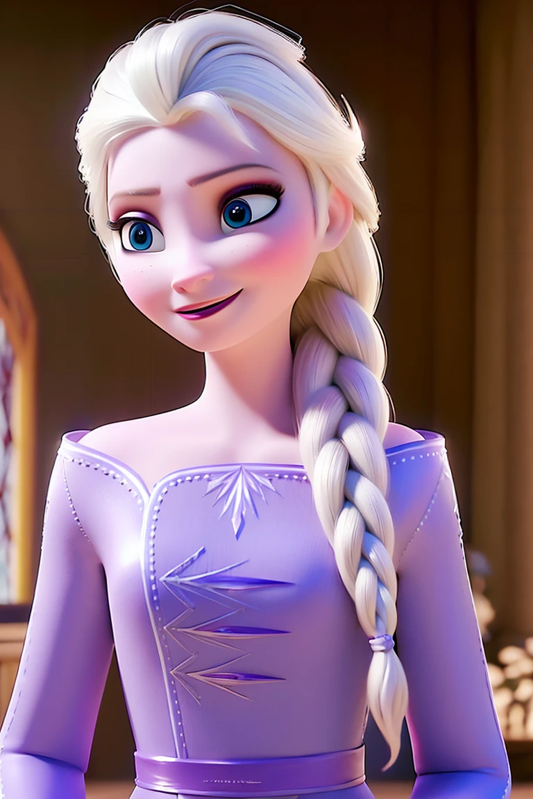 civitai elsa looking at another,smirking,Elsa's Light Purple Dress,single braid, ,upper body,<lora:Frozen_elsa_V1_9clothes:1>, incredibly absurdres,ultra-detailed, wallpaper,realistic,photorealistic,raw photo,masterpiece,best quality,huge filesize,