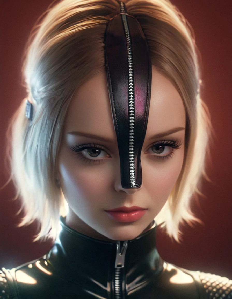 Zipper on face - two sides (SDXL) v1.0