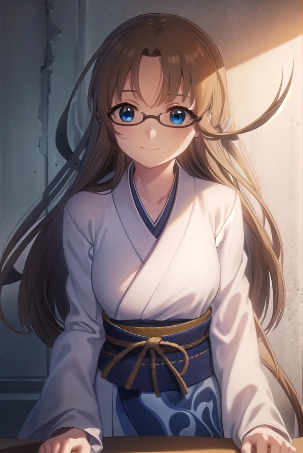 aimaimomoi, <lora:ai mai momoi s1-lora-nochekaiser:1>,
ai mai momoi, long hair, blue eyes, brown hair, glasses, (parted bangs:1.5), smile,
BREAK japanese clothes, kimono, white kimono,
BREAK outdoors,
BREAK looking at viewer, (cowboy shot:1.5)
BREAK <lyco:GoodHands-beta2:1>, (masterpiece:1.2), best quality, high resolution, unity 8k wallpaper, (illustration:0.8), (beautiful detailed eyes:1.6), extremely detailed face, perfect lighting, extremely detailed CG, (perfect hands, perfect anatomy),