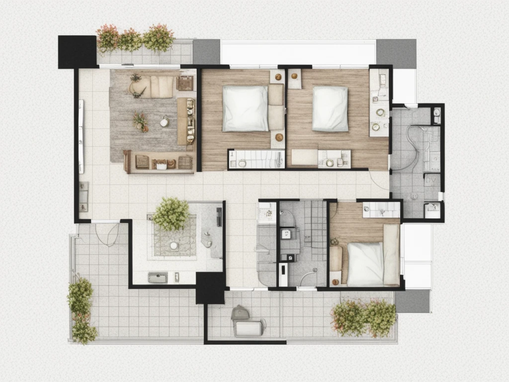 <lora:JJsFloorPlan_XL:1.>, ((best quality)),((masterpiece)), (((Floor plan))), chair , wall ,rug , lamp, flower, vase , chair ,ceiling , plant, window ,curtain ,television ,couch, , white background, ultra detailed, full detailed, ((water color)),
high contrast, enough detail, enough detail, high resolution, super realistic, Photorealistic, highly detailed, high quality,